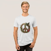 Goddelijke Harmonie: De ॐ Mandala Tri-Blend Shirt (Voorkant volledig)