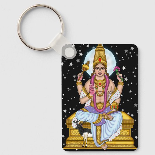Goddelijke Heer Chandra Sleutelhanger (Voorkant)