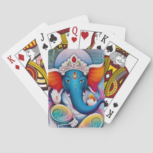 Goddelijke Heer Ganesh Collectie Pokerkaarten (Achterkant)