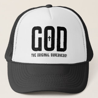 Goddelijke held God de oorspronkelijke superheld g Trucker Pet