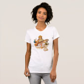Goddelijke Hindoegodin Saraswati Creativiteit & Wi T-shirt (Voorkant volledig)