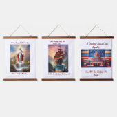 Goddelijke Inspiratie: Gods Zegeningen Tapestry Hangend Wandkleed (Driedubbel)