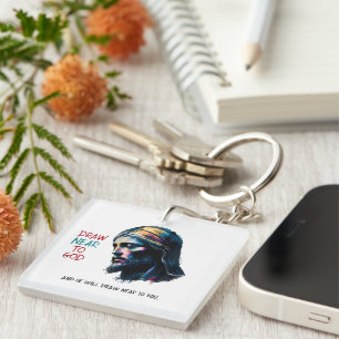 Goddelijke Inspiratie: Trek dicht bij God Sleutelhanger