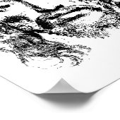 Goddelijke Jezus Portret - Een tijdloze voorstelli Poster (Hoek)