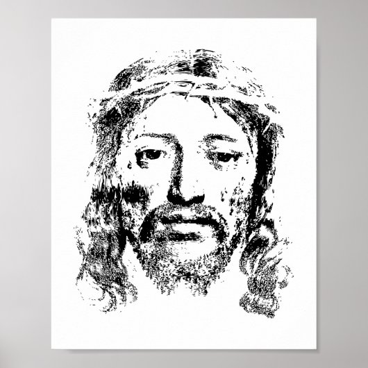 Goddelijke Jezus Portret - Een tijdloze voorstelli Poster (Voorkant)