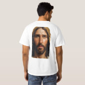 Goddelijke Jezus Portret T-shirt (Achterkant volledig)