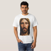 Goddelijke Jezus Portret T-shirt (Voorkant volledig)