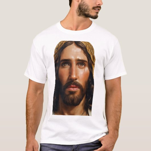 Goddelijke Jezus Portret T-shirt (Voorkant)