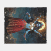 Goddelijke Kali Fleece Deken (Voorkant (Horizontaal))