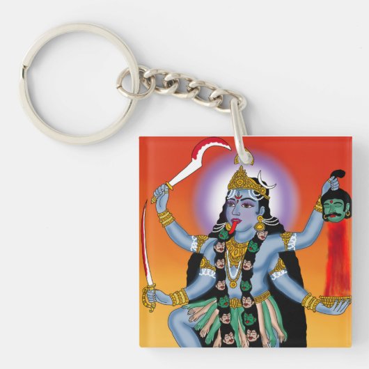 Goddelijke Kali-sleutelhanger Sleutelhanger (voorkant)