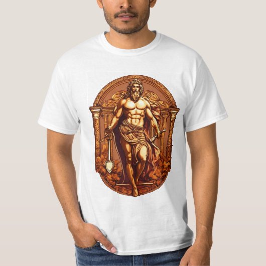 Goddelijke Kleding: Omarm de kracht van Olympus T-shirt (Voorkant)