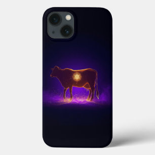 Goddelijke Koe Silhouet Govardhan Puja Spirituee Case-Mate iPhone Case