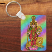 Goddelijke Kolhapur Mahalakshmi Sleutelhanger (Voorkant)