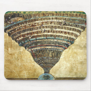 goddelijke komedie door Sandro Botticelli Muismat