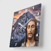Goddelijke kracht: De Heer is mijn rots Vierkante Klok (Hoek)