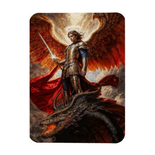 Goddelijke krijger aartsengel Michaël Magneet (Verticaal)