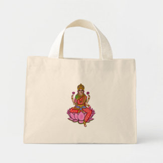 Goddelijke Lakshmi Boodschappentas Mini Tote Bag