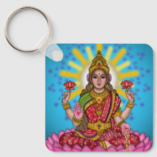 Goddelijke Lakshmi Sleutelhanger