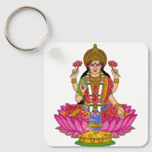 Goddelijke Lakshmi Sleutelhanger