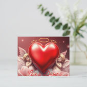 Goddelijke Liefde Feestdagenkaart (Staand voorkant)