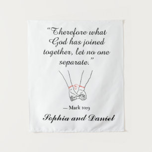 Goddelijke Liefde: Huwelijks wandtapijt Wandkleed