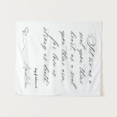 Goddelijke Liefde: Trouwbehangsel Wandkleed (Voorkant (horizontaal))