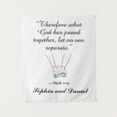 Goddelijke Liefde: Trouwbehangsel Wandkleed (Voorkant)