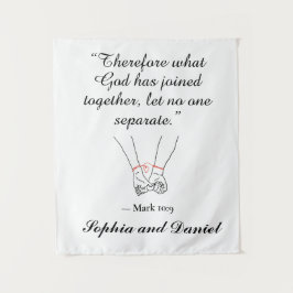 Goddelijke Liefde: Trouwbehangsel Wandkleed