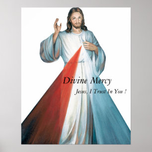 Goddelijke Mercy Jezus die ik in jou vertrouw! Poster