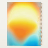 Goddelijke moeder en kind stralende gloeiende scèn planner (Achterkant)