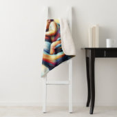 Goddelijke moeder en kind stralende gloeiende scèn sherpa deken (In situ)