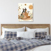 Goddelijke & Mooie Radha Krishna Canvas Muurkunst Afdruk (Insitu (Slaapkamer))