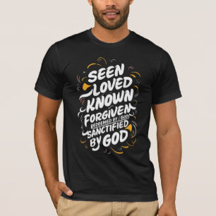 Goddelijke Omhelzing: Een boodschap van geloof en  T-shirt