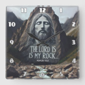 Goddelijke ontmoeting: Jezus op de berg Vierkante Klok (Voorkant)