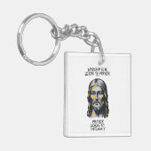 Goddelijke Openbaring: Aanbidding Hem leidt tot ge Sleutelhanger (Voorkant Links)