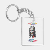 Goddelijke Openbaring: Aanbidding Hem leidt tot ge Sleutelhanger (Voorkant Links)