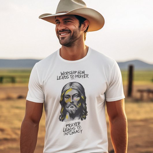 Goddelijke Openbaring: Aanbidding Hem leidt tot ge T-shirt