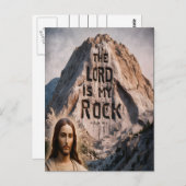 Goddelijke Openbaring: De Heer is mijn rots Briefkaart (Voorkant / Achterkant)