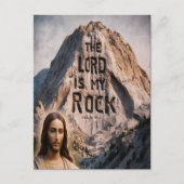 Goddelijke Openbaring: De Heer is mijn rots Briefkaart (Voorkant)