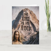 Goddelijke Openbaring: De Heer is mijn rots Kaart (Voorkant)