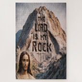 Goddelijke Openbaring: De Heer is mijn rots Legpuzzel (Verticaal)