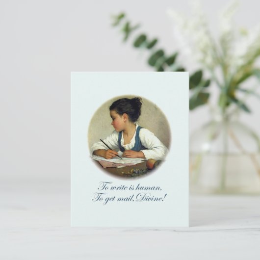 Goddelijke Post Briefkaart (Staand voorkant)