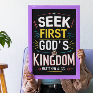 Goddelijke Quest: achtervolgen van Gods Koninkrijk Poster