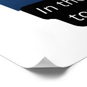 Goddelijke reflectie: sereniteit aan de rand van h poster (Hoek)