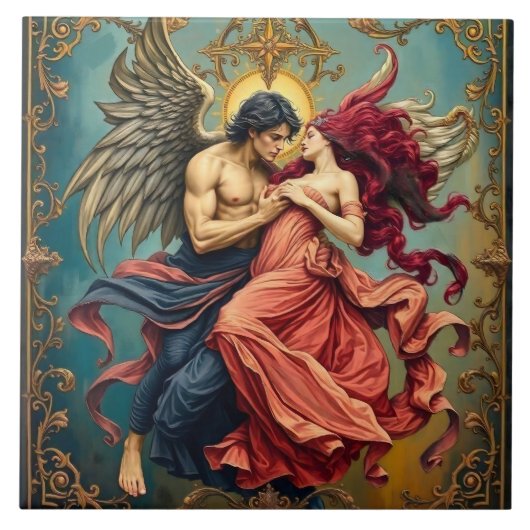 Goddelijke Romance Tegeltje (Voorkant)