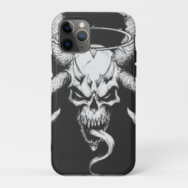 Goddelijke Schedel van de Dood Zwart Case-Mate iPhone Case