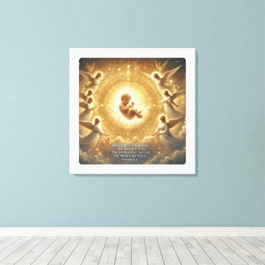 Goddelijke sereniteit: de Vredevorst Canvas Afdruk (Insitu (Houten vloer))