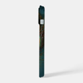 Goddelijke sereniteit – Krishna geïnspireerde arti iPhone 15 Case (Linkerkant)