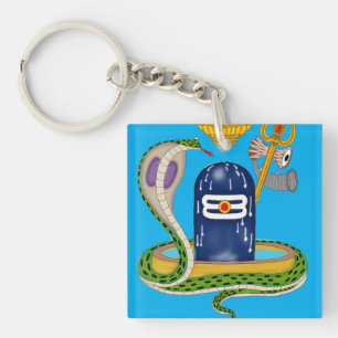 Goddelijke Shivlingam Sleutelhanger – Heilig Mahad