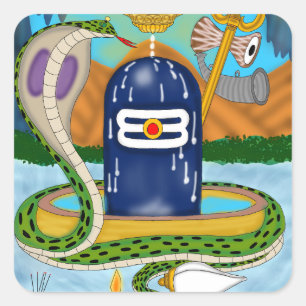 Goddelijke Shivlingam Stickers – Heilige Heer Shiv